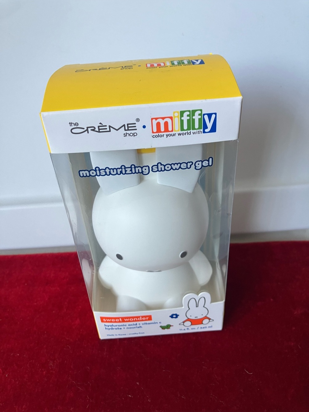 The Creme Shop x Miffy Sweet Wonder Moisturizing Shower Gel Bunny Bottle New Box